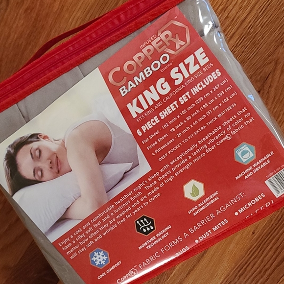 Copper bamboo sheet - Picture 3 of 4